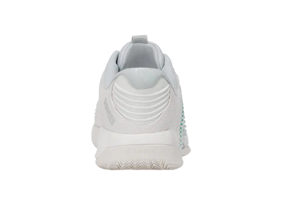 KSwiss Women's Tennis Shoes Hypercourt Express 3 - All Court - Blanc / Gray/Baltic
