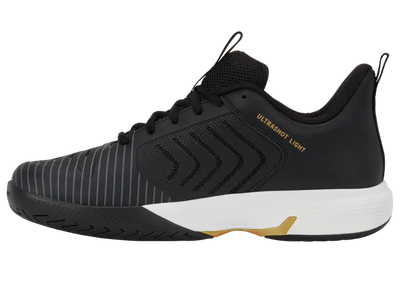 KSwiss Men's Tennis Shoes Ultrashot Light - All Court - Moonless/White/Gold
