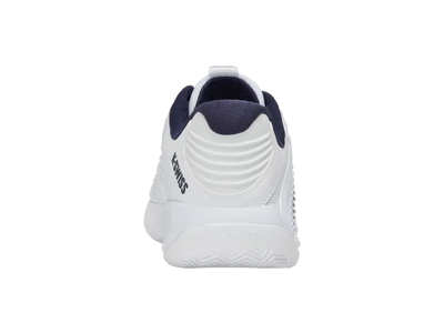 KSwiss Men's Tennis Shoes Hypercourt Express 3 - Clay Court - White/Peacoat/Silver